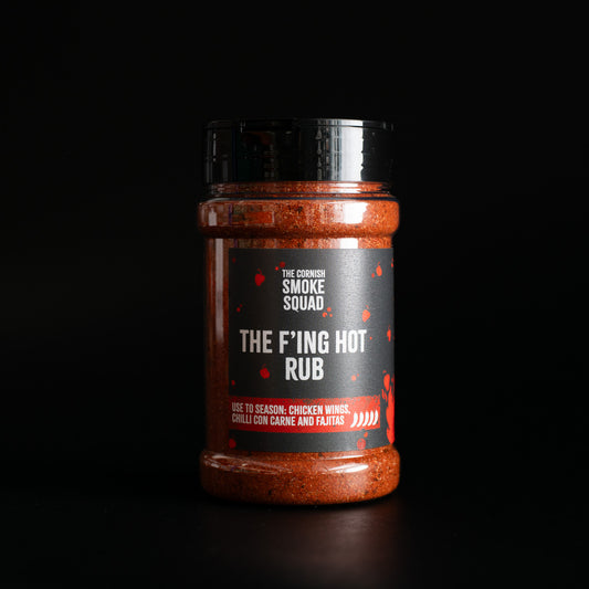 the f'ing hot rub in a plastic spice jar- front side